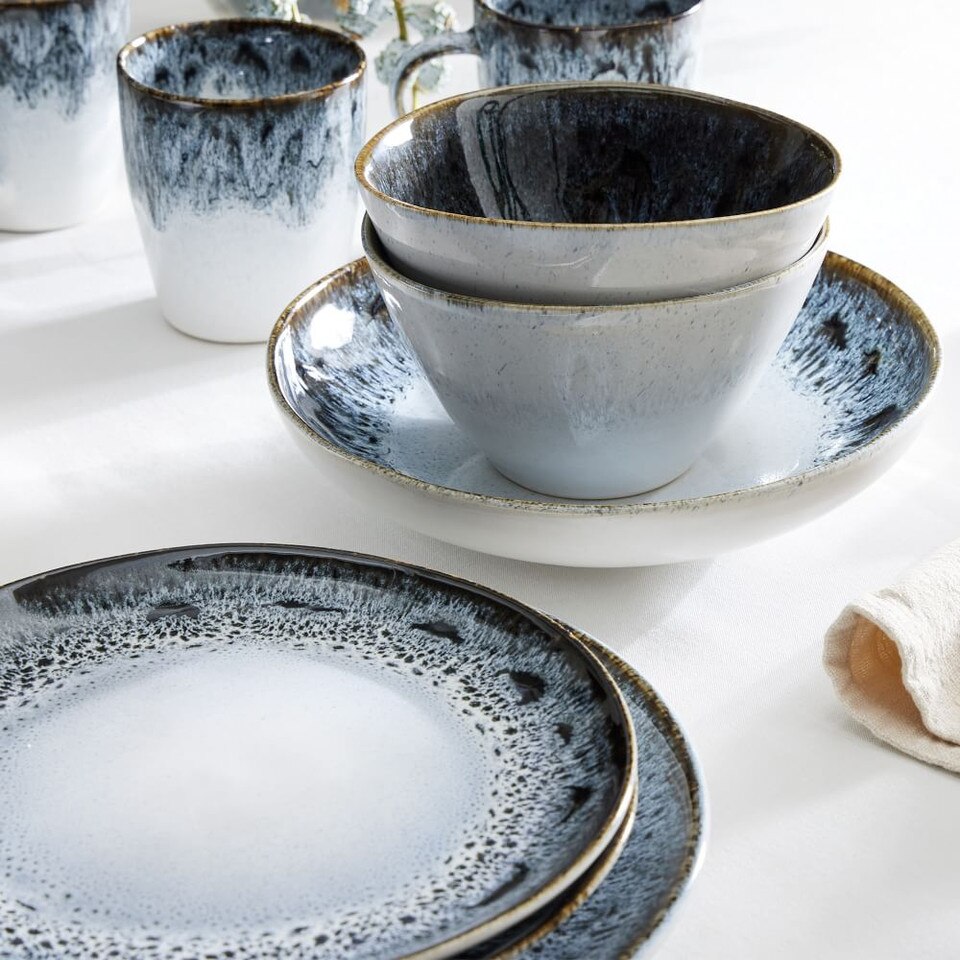 Reactive Glaze Stoneware Dinnerware Sets West Elm UK